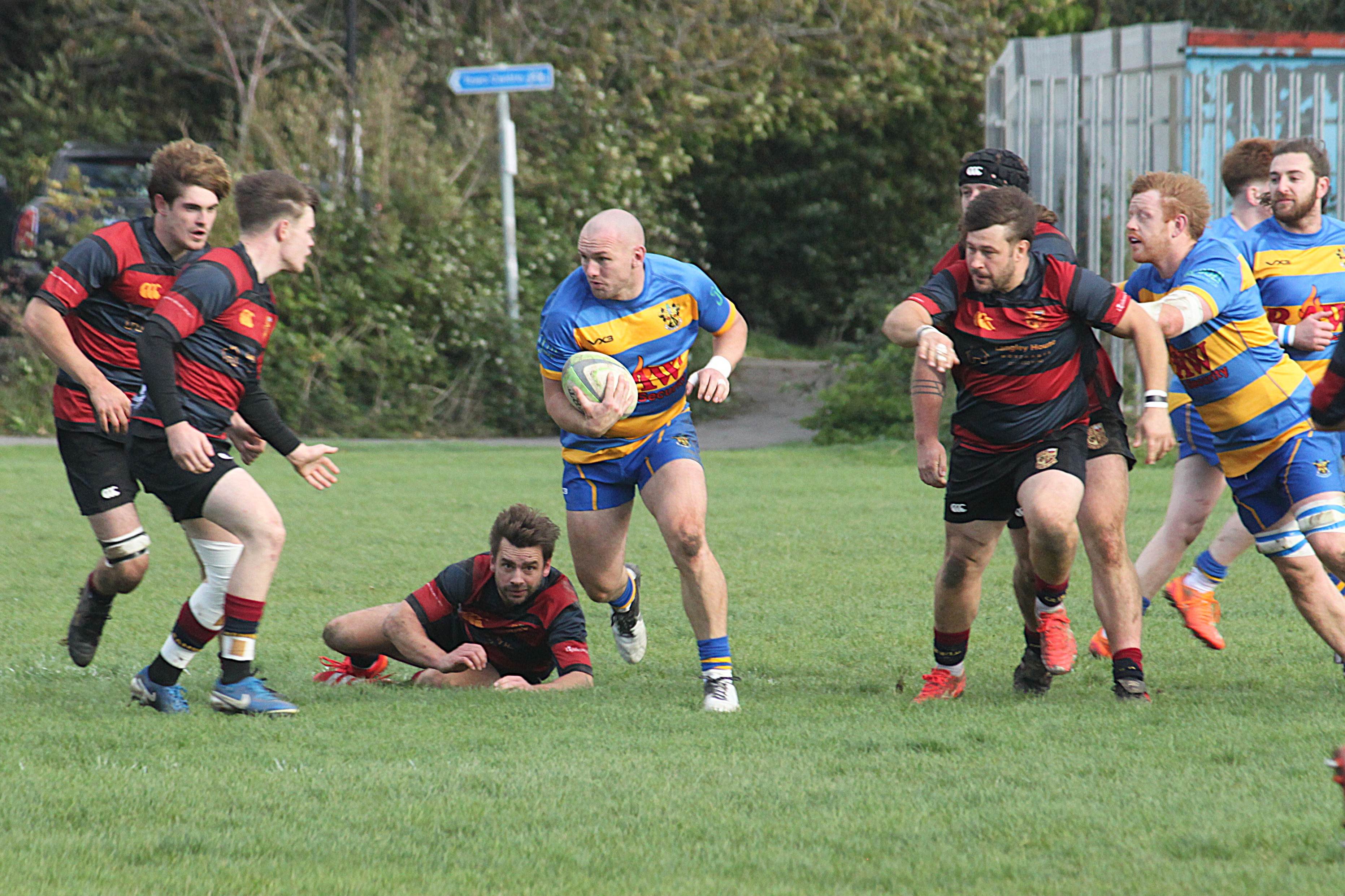 Nick Carpenter Brooks on his Clevedon senior debut