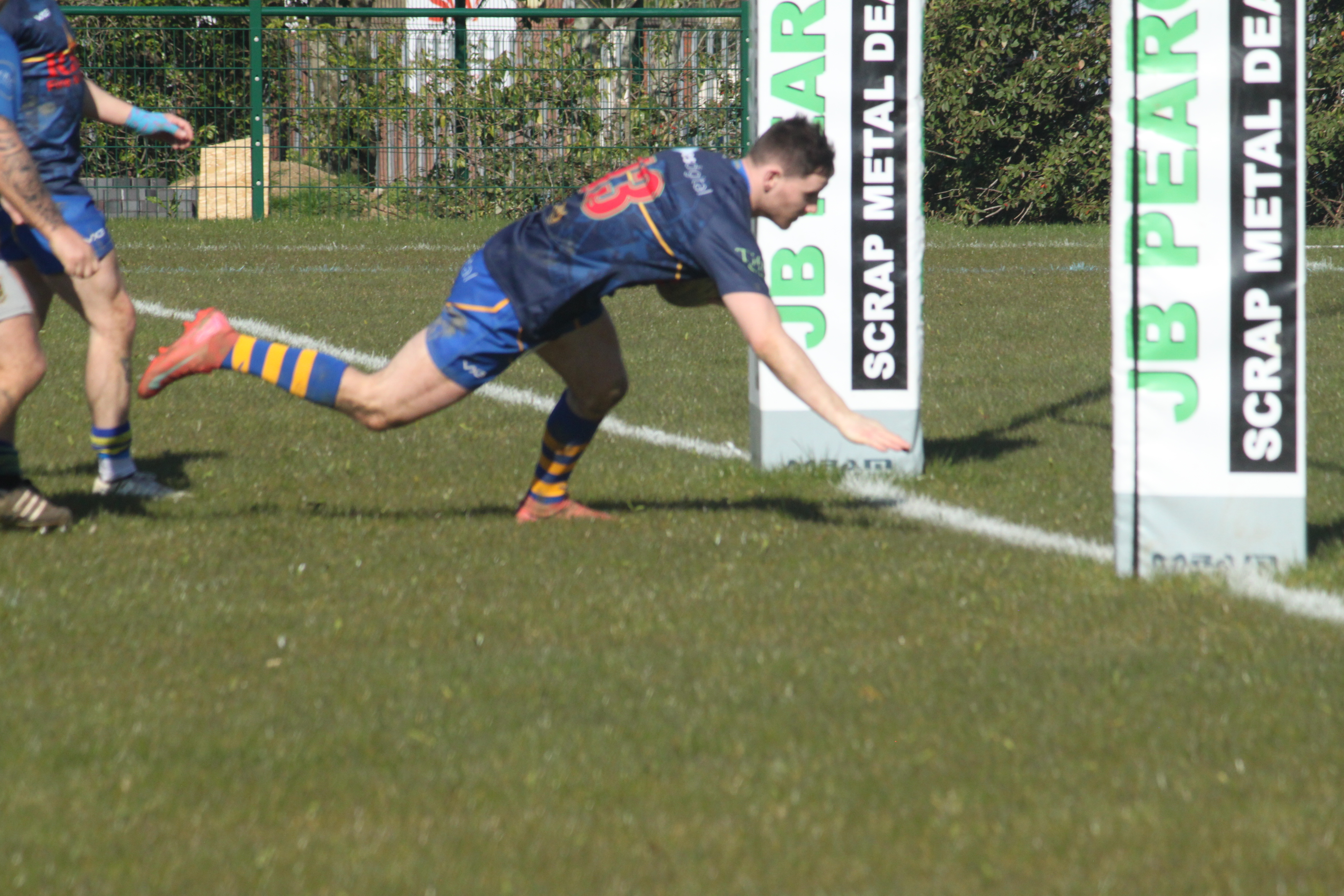 Ozzy James scores the second