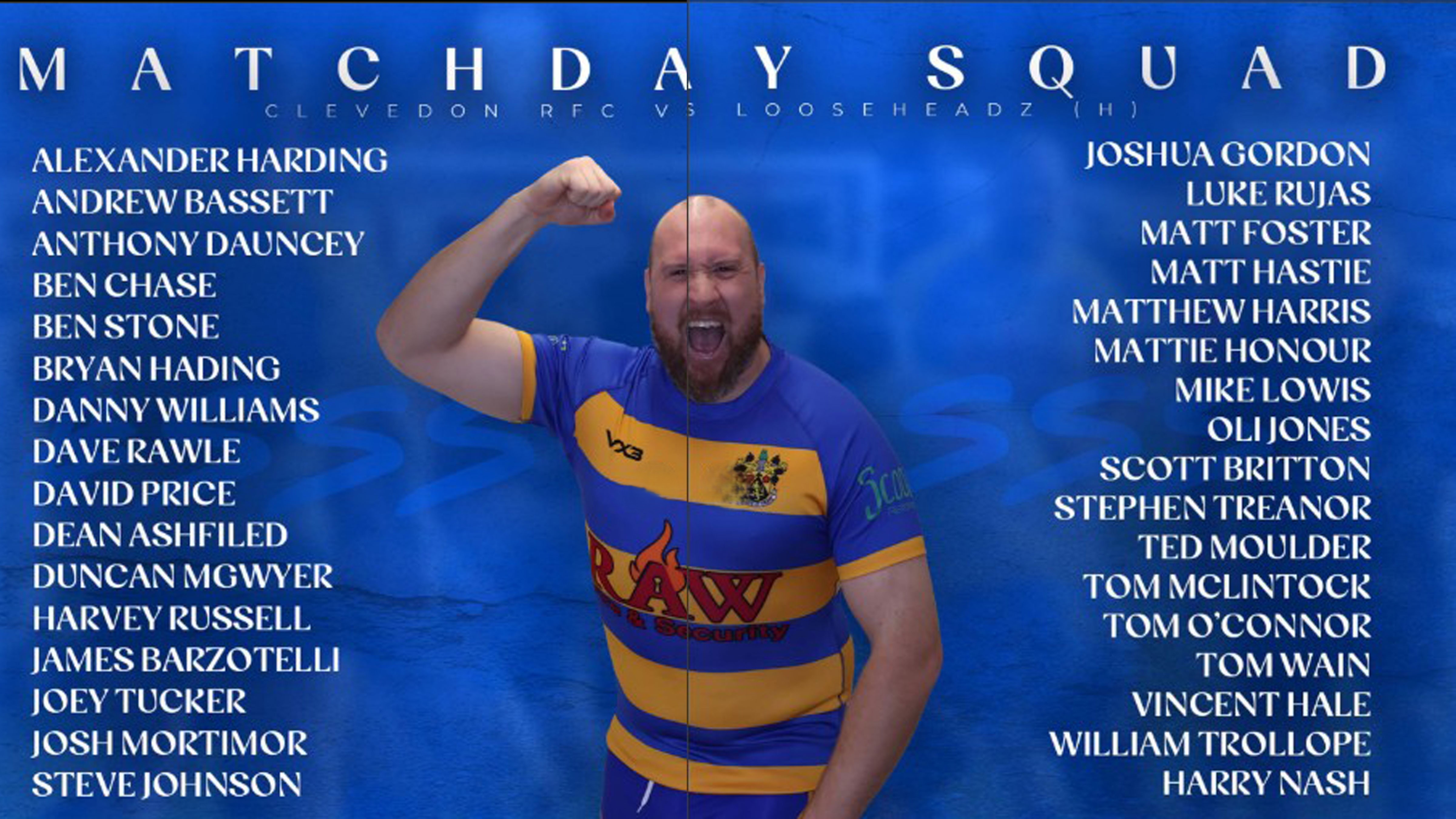 Loooseheadz Matchday Squad