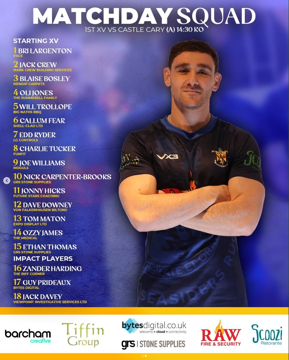 Matchday Squad Castle Cary Matchday Squad Castle Cary