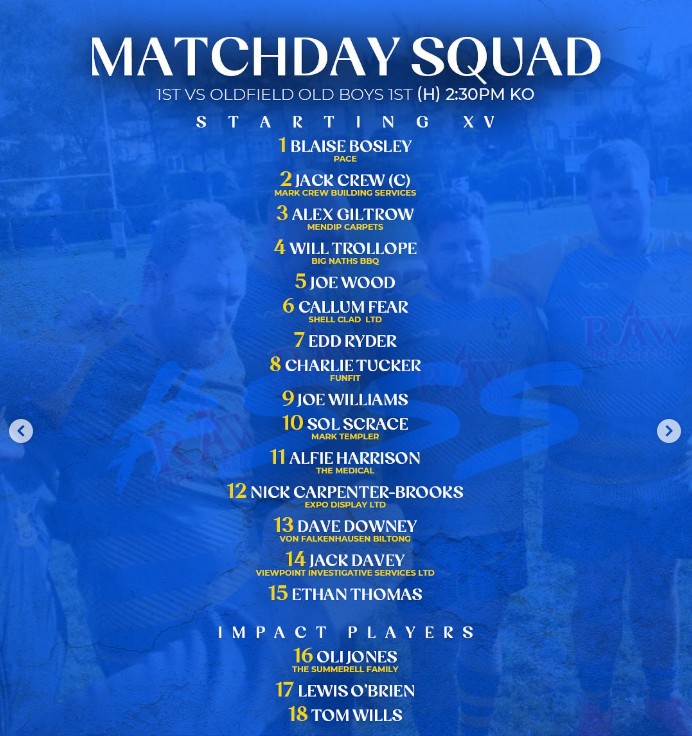 Matchday Squads